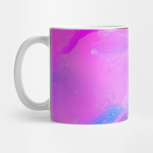 Blue Pink Purple Abstract Art - Marble Pattern - Marble Texture Mug